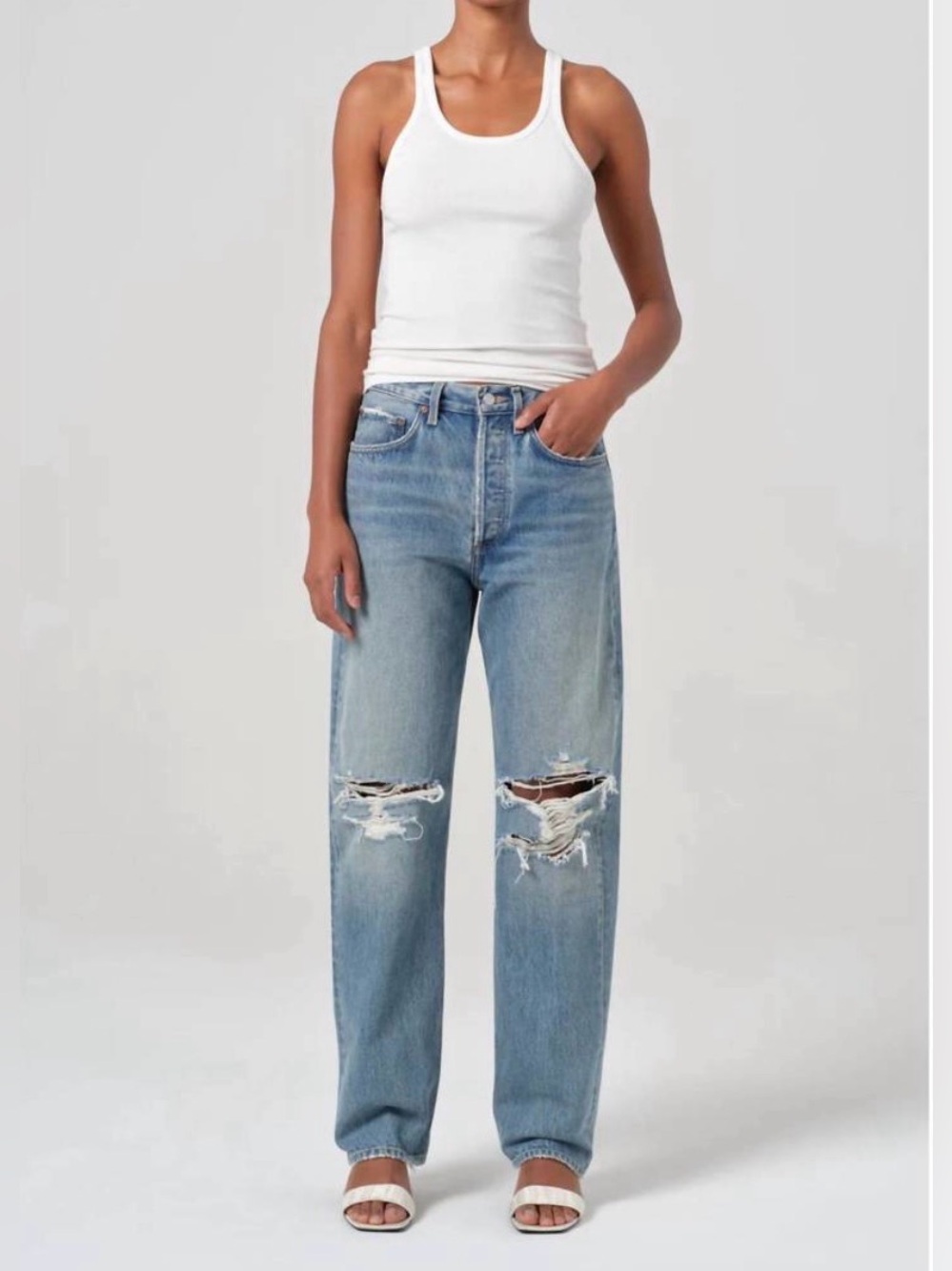 Agolde Kelly High Rise Relaxed Jean Size 29 - Picture 1 of 10